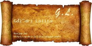 Gödri Lolita névjegykártya